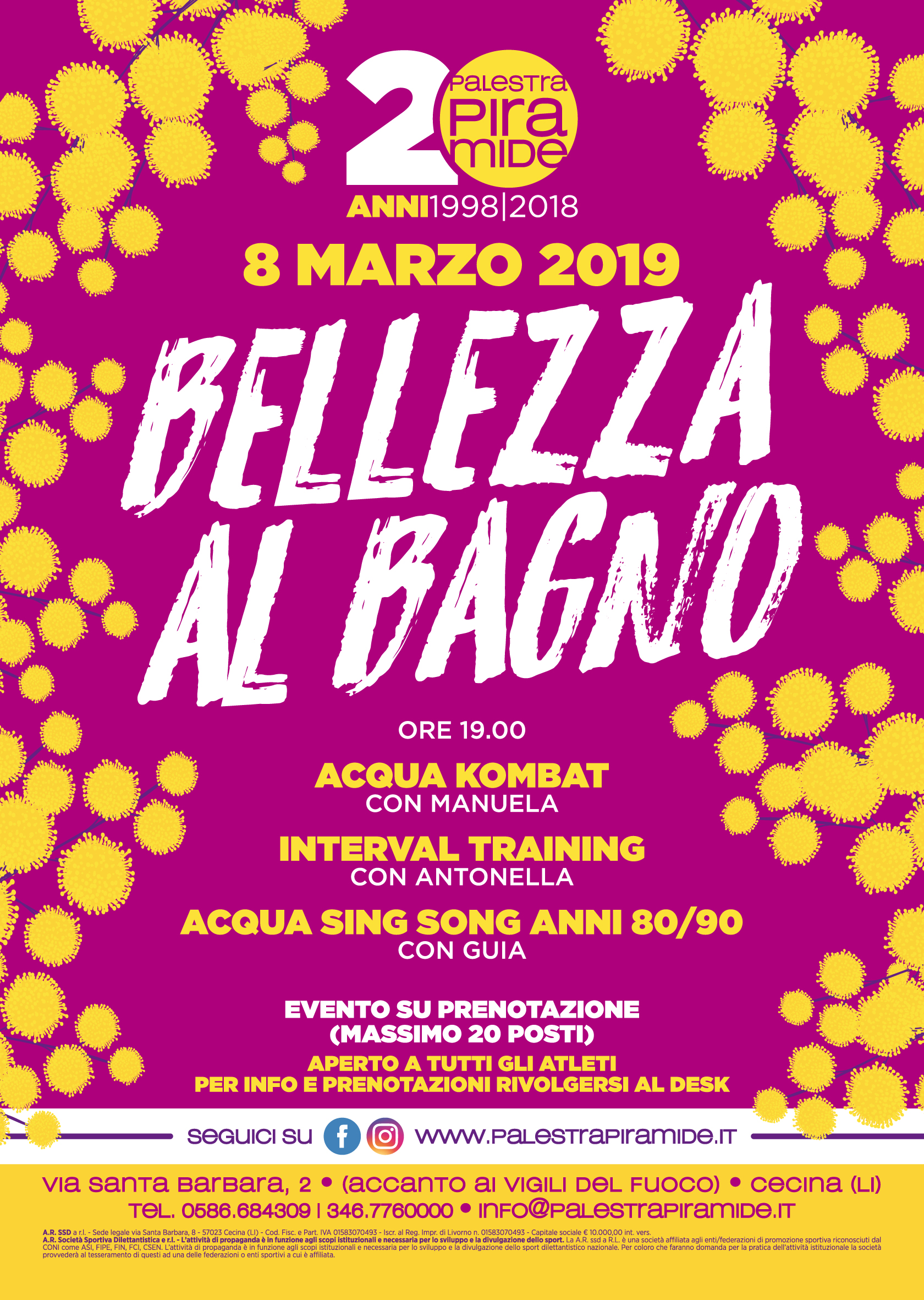 JPG Bellezza al Bagno 8 Marzo 2019 Palestra Piramide